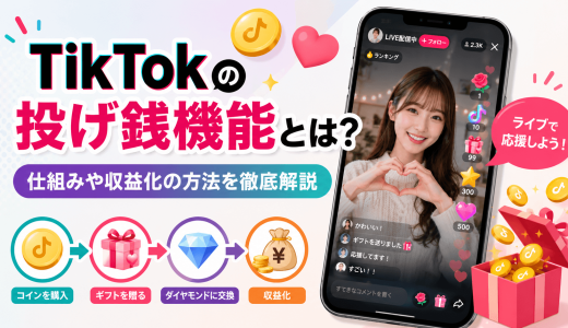 TikTokの投げ銭機能とは？仕組みや収益化の方法を徹底解説